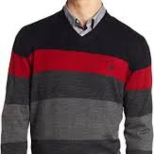 U.S. Polo Assn V-neck Sweater Size XL Striped